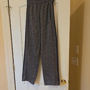 Adidas ClimaWarm Lounge Pants with Pockets - Charcoal with Black Stripes